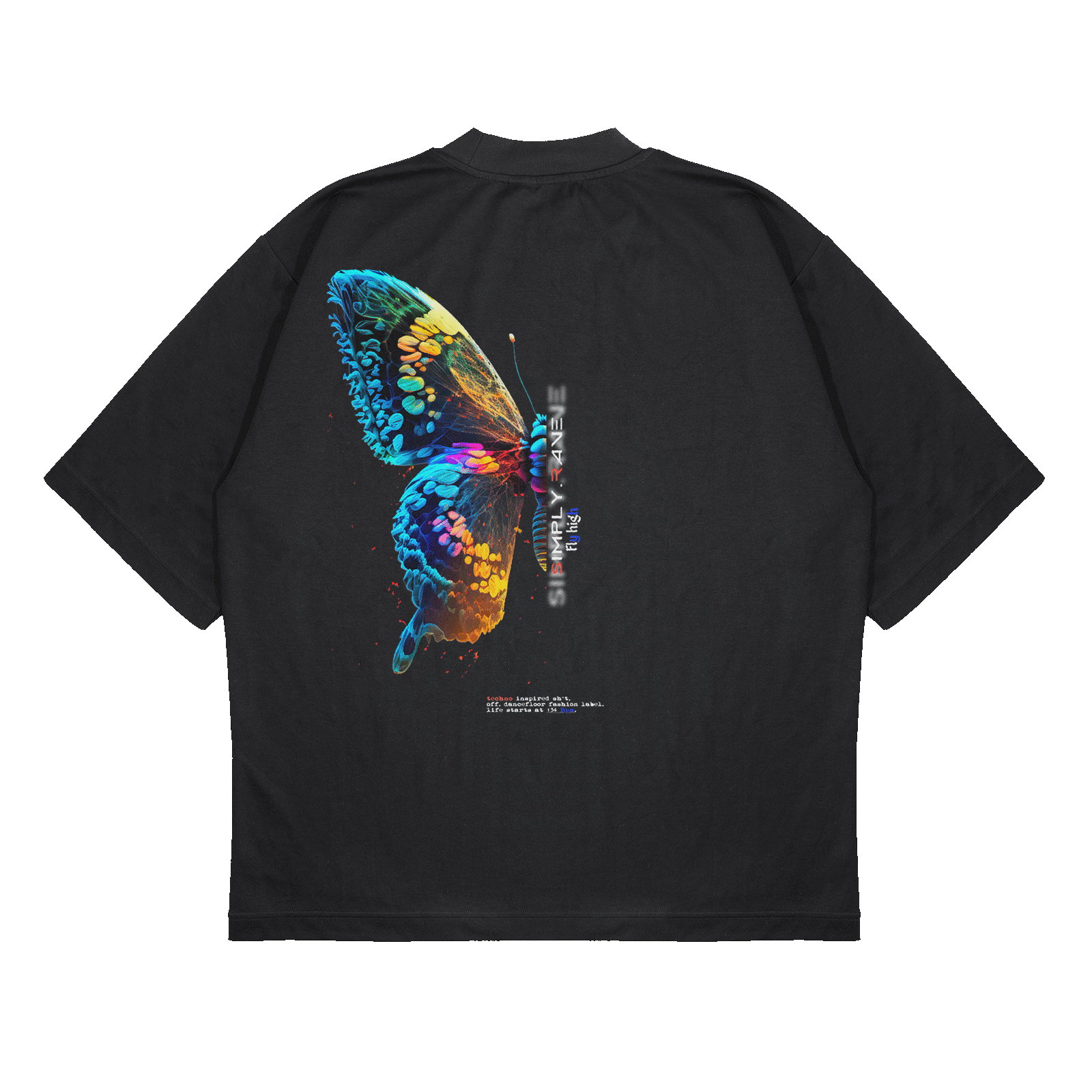 Half - Oversized T-Shirt Unisex Backprint