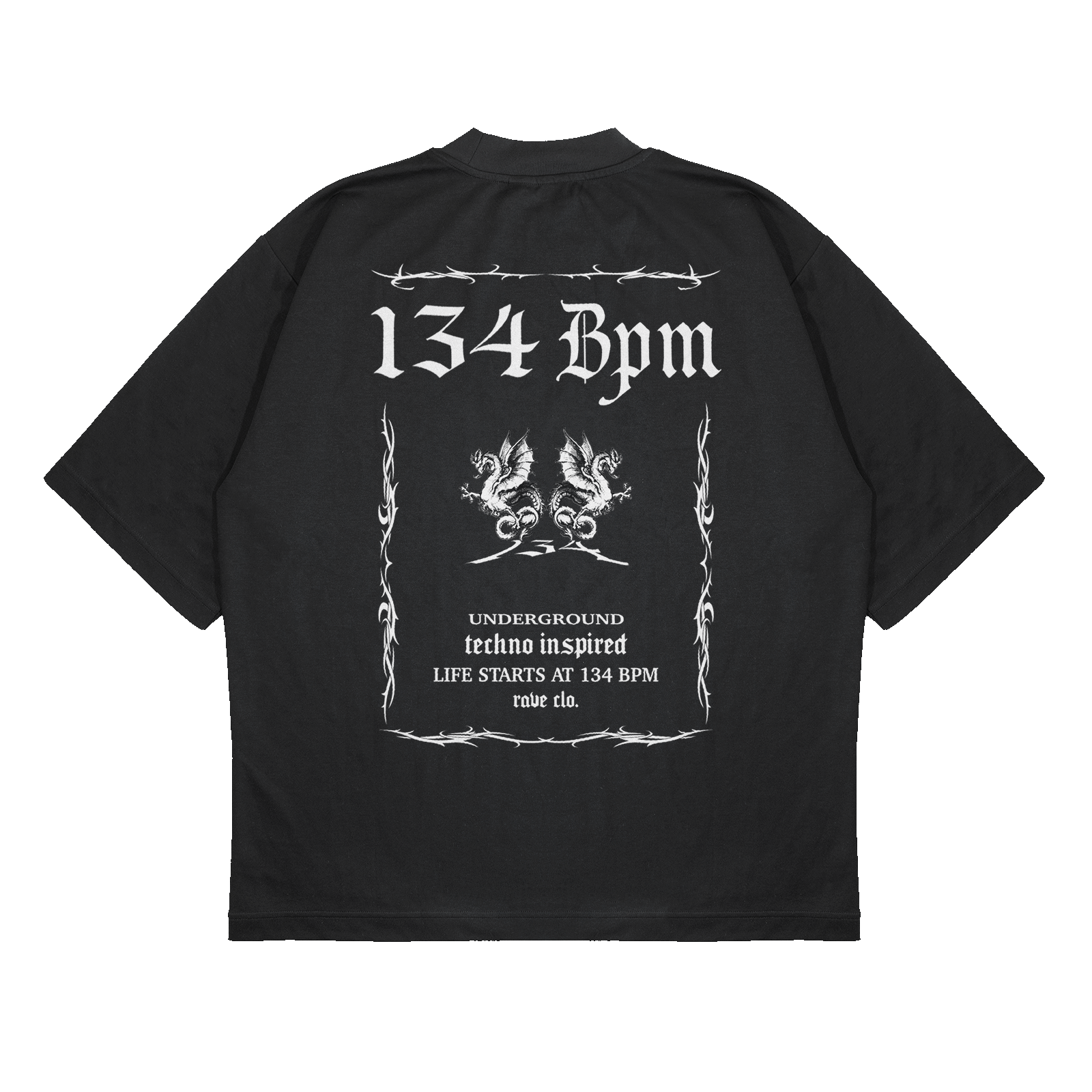 Thorns - Oversized T-Shirt Unisex Backprint